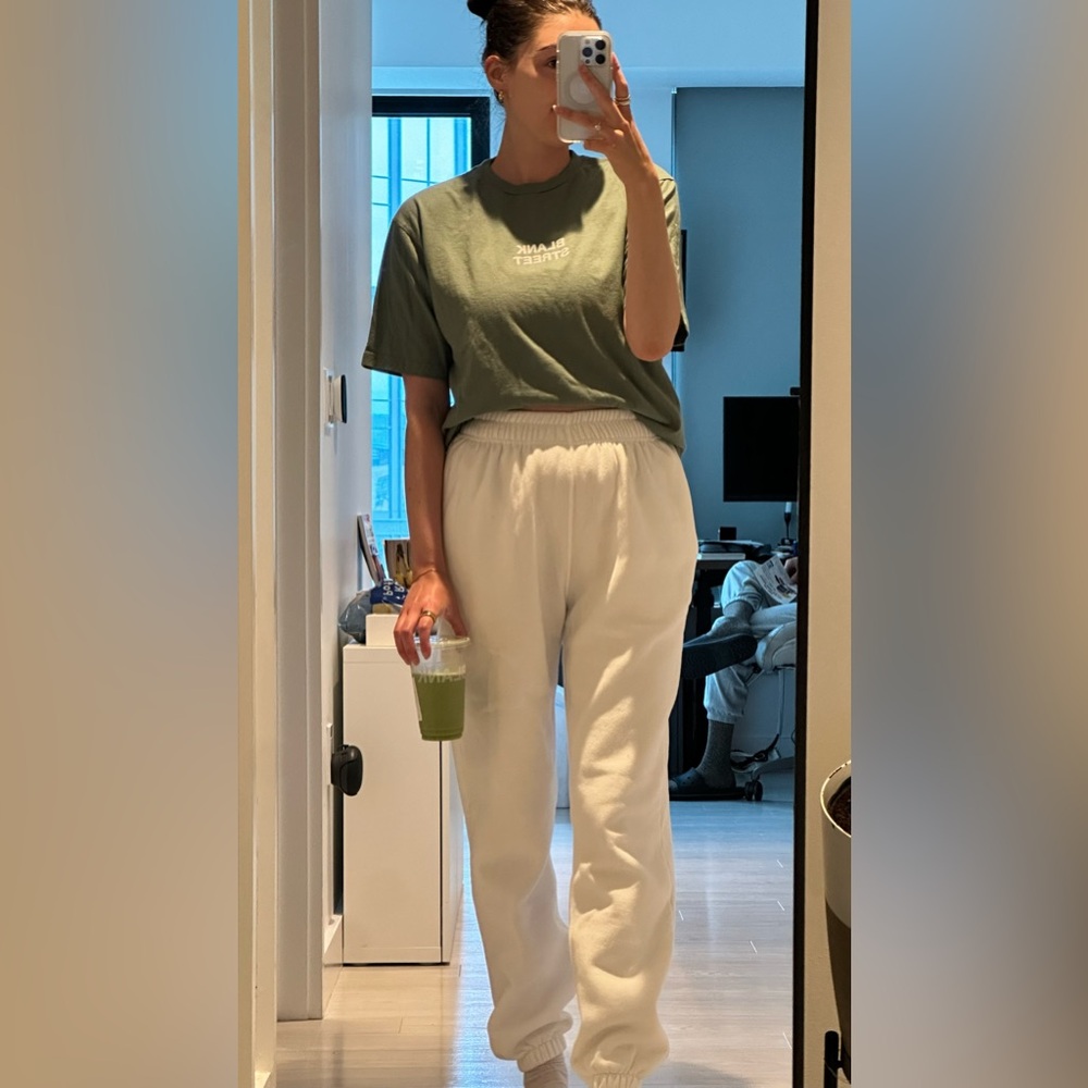 Storets Lexi Brushed Ivory Joggers in M/L